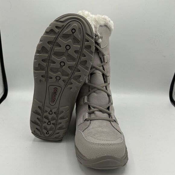 Columbia Womens Ice Maiden II Snow Boot Gray Size 8.5 New - Picture 7 of 9